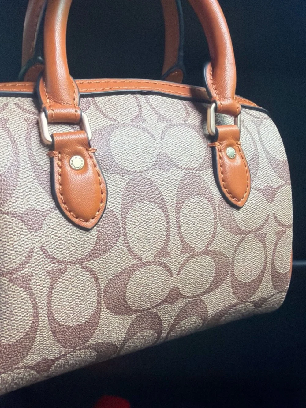 Coach mini satchel